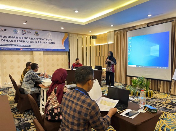 Syncore Dampingi Puskesmas Batang Susun Renstra BLUD