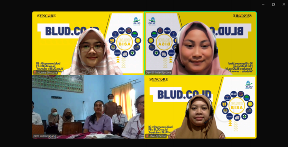 Puskesmas Semanggang Mengikuti Pendampingan Penyusunan Laporan Kinerja BLUD