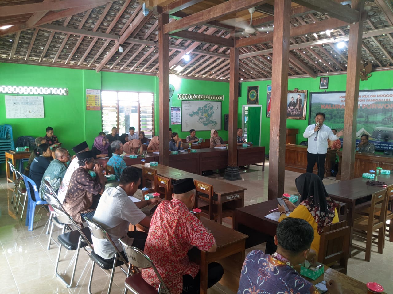 Sosialisasi Global Gotong Royong Dorong Penguatan BUM Kalurahan Purwoharjo, Samigaluh, Kulon Progo