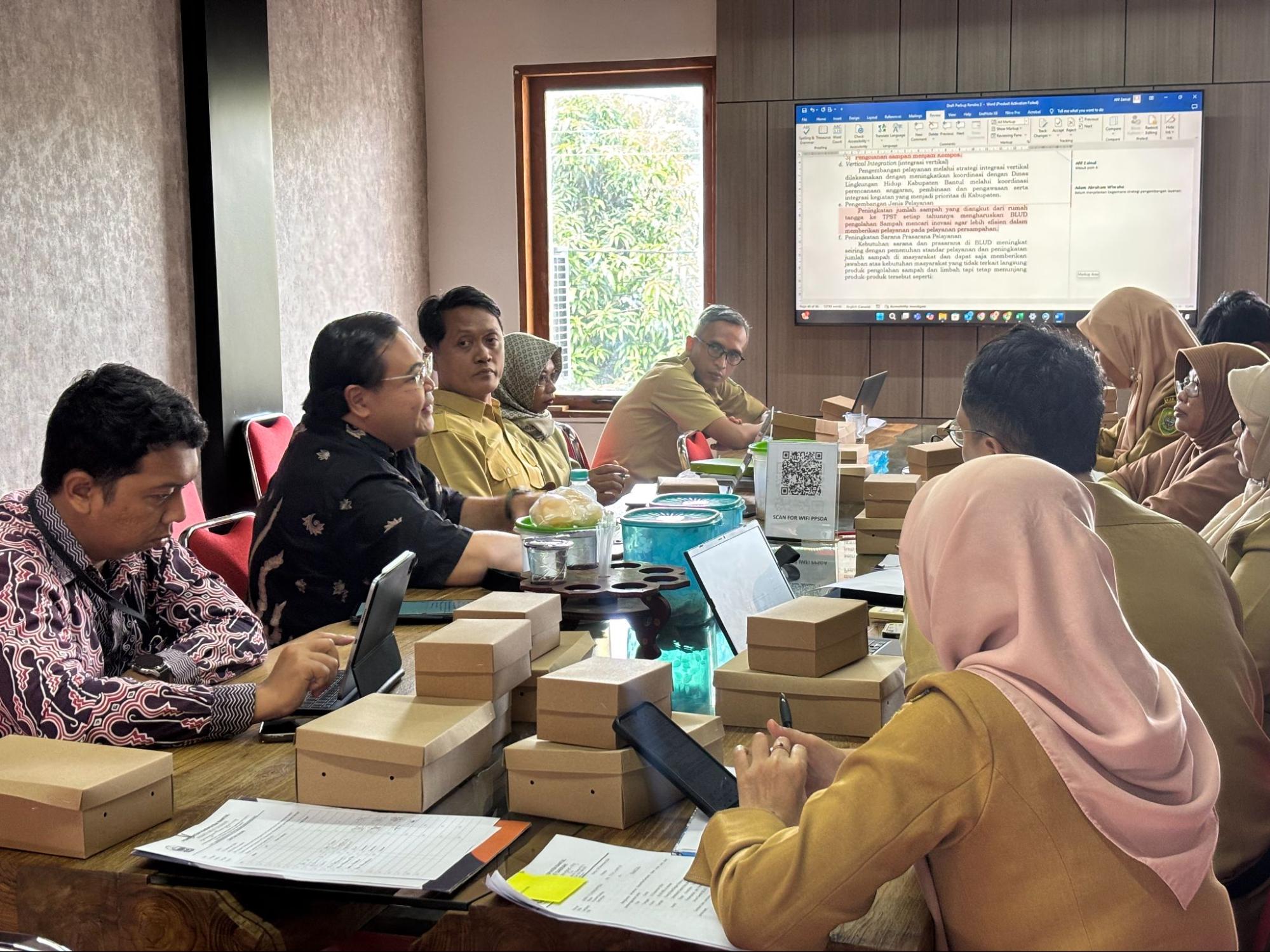 Syncore Dampingi DLH Bantul Dalam Penyusunan Dokumen Administratif BLUD